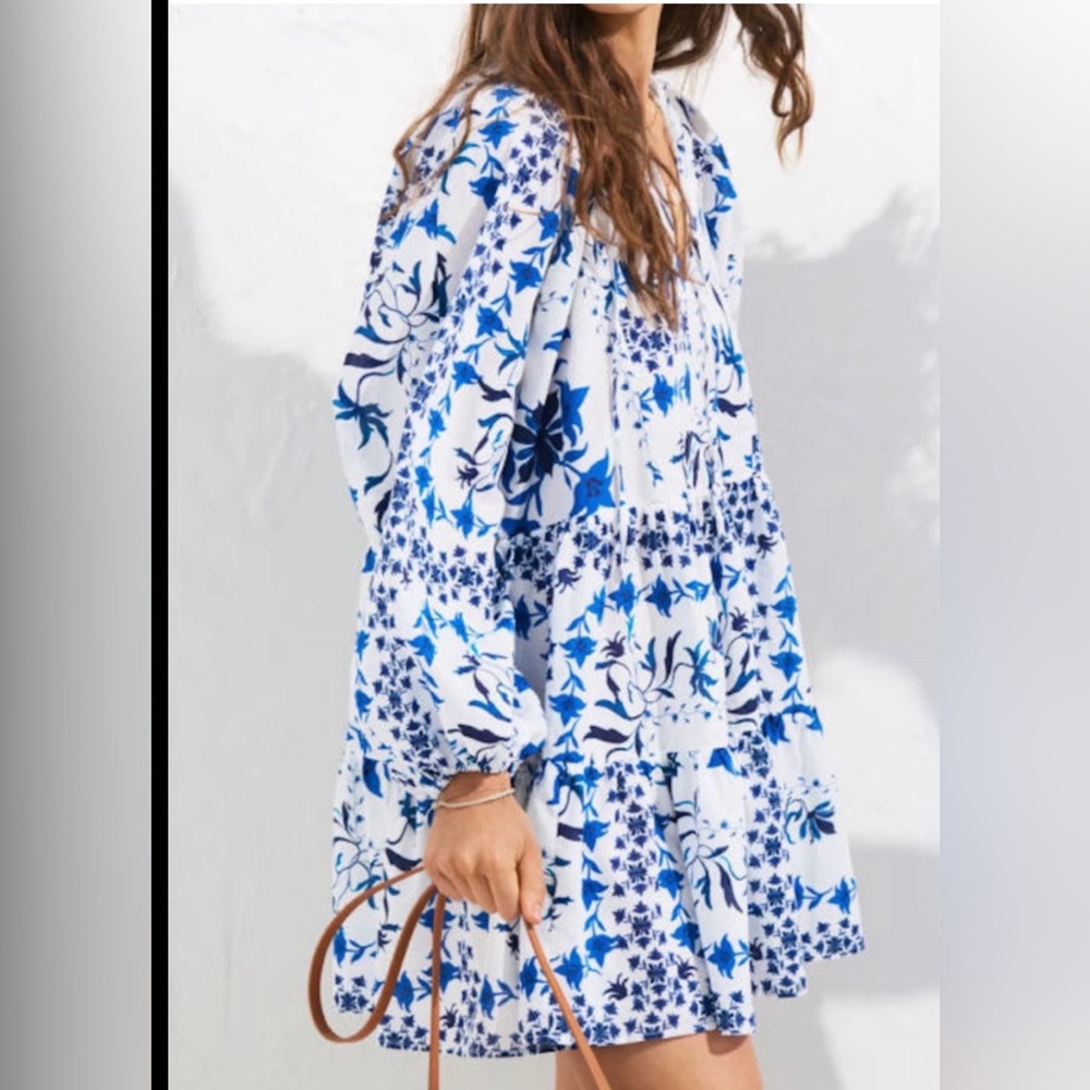 PATTERNED VISCOSE DRESS